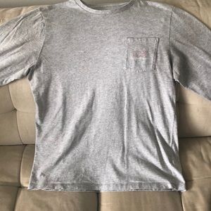 Grey Vineyard Vines Long Sleeve Shirt